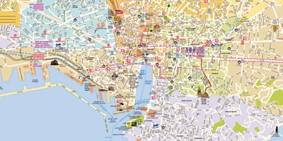 Mapa de Marsella jardín 